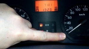 Сброс ошибки топливного датчика Рено Логан