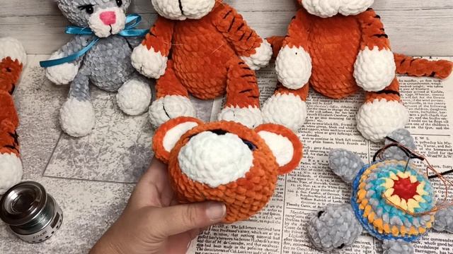 Простой и быстрый способ как сделать усики на игрушку. Часть 3 .Тигренок Мишель. смотреть онлайн