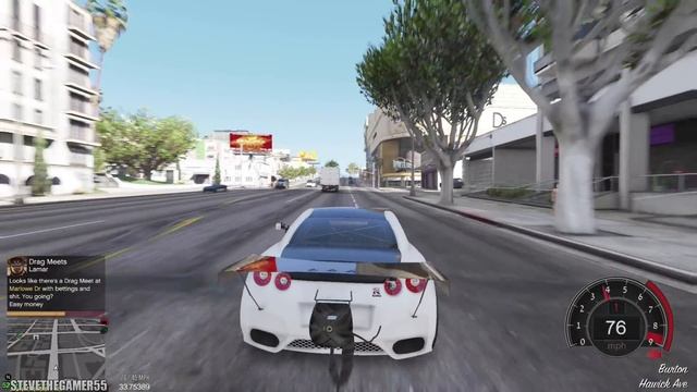 2019 FORD MUSTANG| LET'S GO TO CLASS!!! | (GTA 5 REAL LIFE MODS) смотреть онлайн