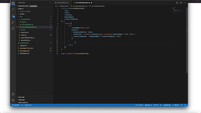 React JS Animated Menu in 8 Steps: Advanced React Menu Component Tutorial (Part 6) смотреть онлайн