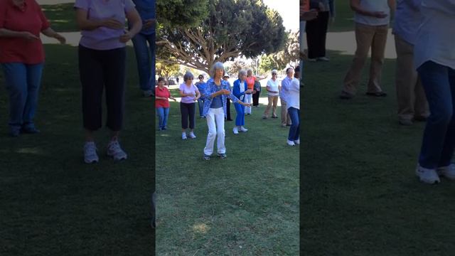 Barb Goldthwaite leads Yang Style Tai Chi Part 2 смотреть онлайн