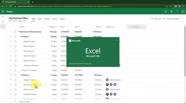 Project for the Web: Export a Project to Excel to Print the Project смотреть онлайн