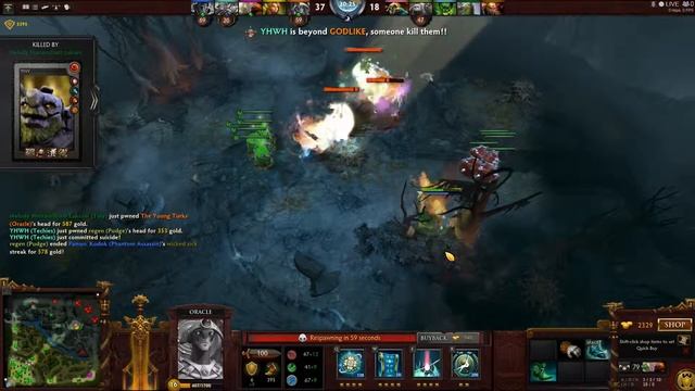 Dota 2 gamplay Oracle full game (Part 2 of 2) смотреть онлайн