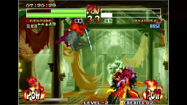 ACA NEOGEO Samurai Shodown IV (XBONE) | Genjuro Kibagami (Slash) Playthrough p.2 смотреть онлайн