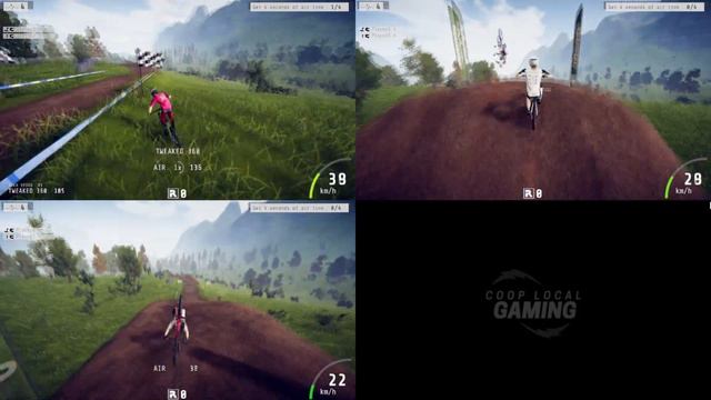 Descenders - Splitscreen Bike Riding Competition (Nucleus Coop)