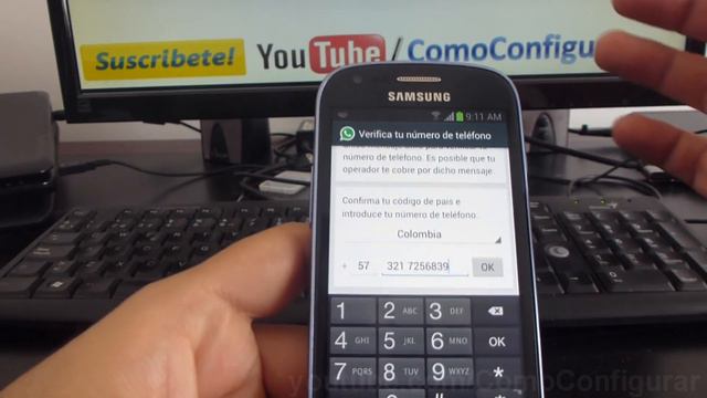 Cómo descargar e instalar Whatsapp en Android samsung Galaxy S3 mini i8190 español Full HD смотреть онлайн