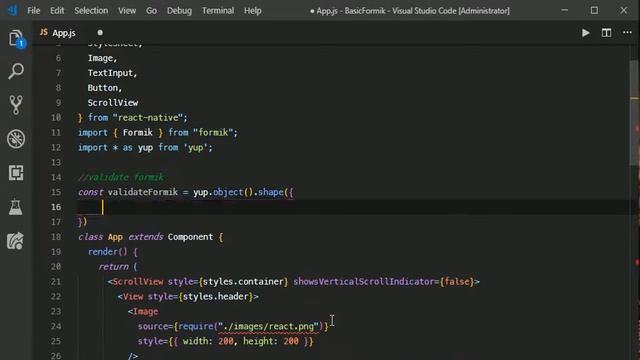 Formik Login Form | Yup Validation смотреть онлайн