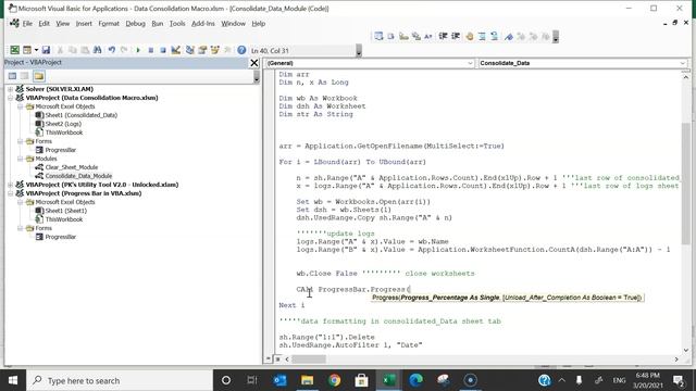 Ultimate Progress Bar Control in VBA Userform смотреть онлайн