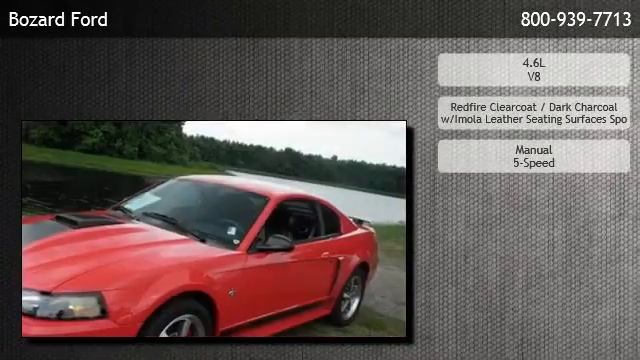 2003 Ford Mustang Mach 1 Coupe W/ 4.6 Liter V8  - Daytona Beach