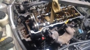 Замена цепи ГРМ ниссан АД 1.6