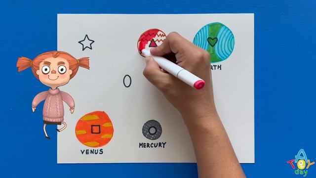 Shape & Planet Game | Planets Game for KIDS | Mercury Venus Earth Mars Jupiter Saturn Uranus Neptun смотреть онлайн