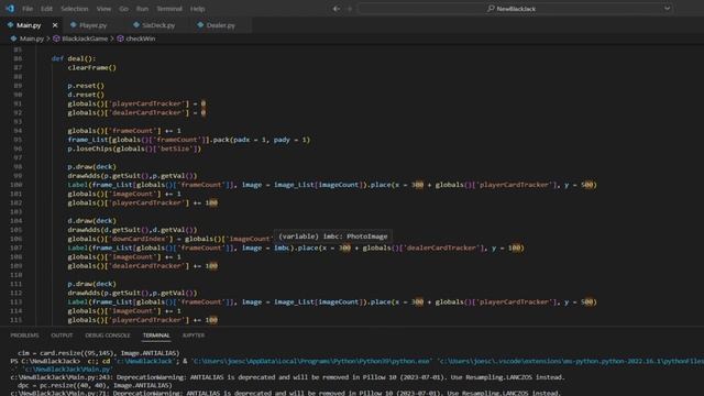 BlackJack in Python! In Under 25 Minutes! смотреть онлайн