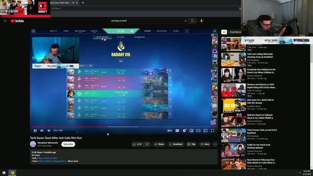 Tarik Reacts to Saving Toast After Jodi Calls Him Out смотреть онлайн
