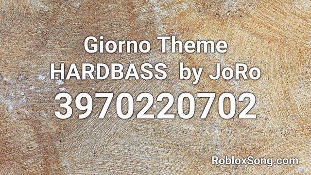 Giorno Theme HARDBASS by JoRo Roblox ID - Roblox Music Code смотреть онлайн