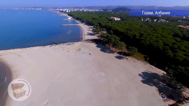 Голем, Албания. Море и пляж. смотреть онлайн