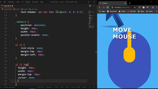 How To Create Your Own Cursor Style Using HTML,CSS & JQuery смотреть онлайн