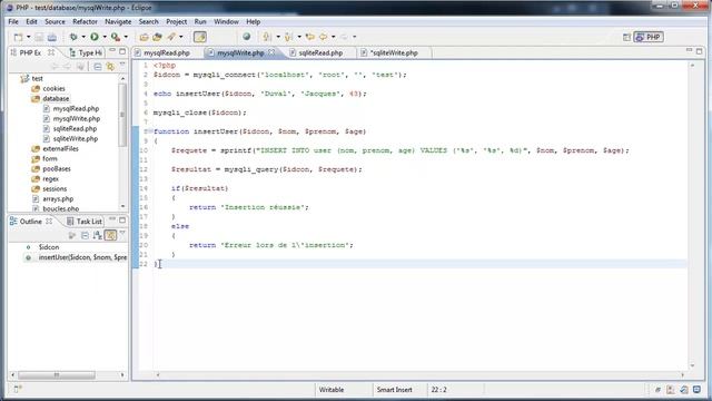 Formation PHP 5.4 : Ecrire dans Sqlite avec PDO (32/52) смотреть онлайн