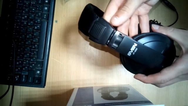 Sven AP-680V - распаковка наушников смотреть онлайн