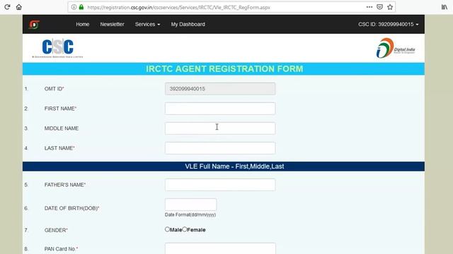 लवकर करा IRCTC registration फक्त १०रु मध्ये. सर्व CSC चालकांसाठी कंपल्सरी. смотреть онлайн