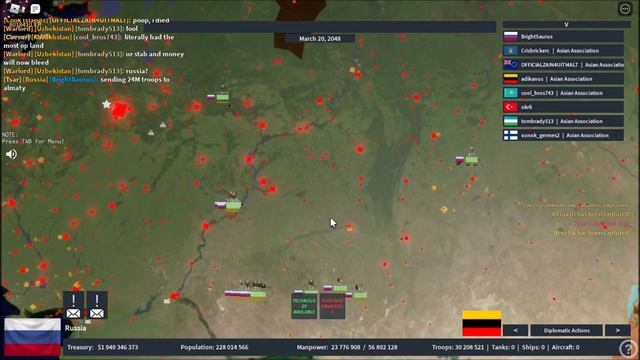 Russian Expansion (1.4K special) | Roblox Rise of Nations смотреть онлайн