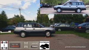 SLIP TEST - 1988 Toyota Corolla Full Time 4WD AE95 - @4x4.tests.on.rollers