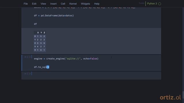 Pandas - Ejercicio 173: Guardar los Datos de un DataFrame en una Base de Datos SQLite смотреть онлайн