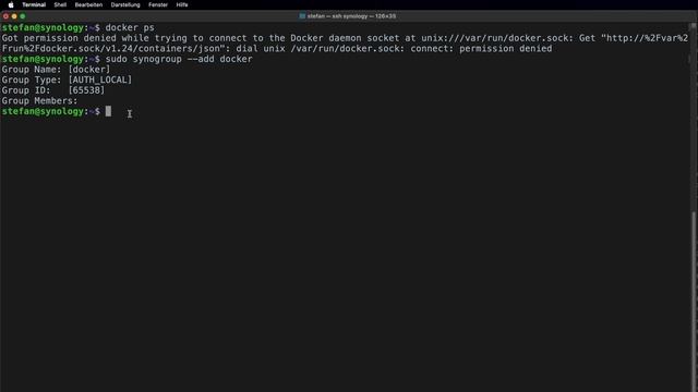 Docker ohne "sudo": So gehts auf dem Synology-NAS смотреть онлайн
