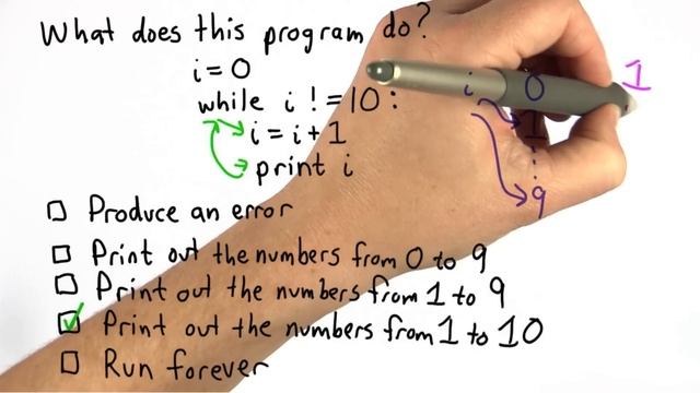 While Loops Solution - Intro to Computer Science смотреть онлайн