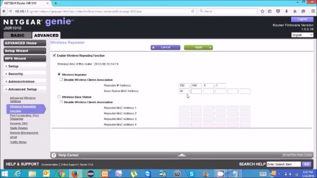 Configuring Netgear As Repeater   YouTube