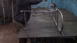 Шикарный Мангал с подставкой из ПРОФИЛЬНОЙ трубы! Холодная ковка