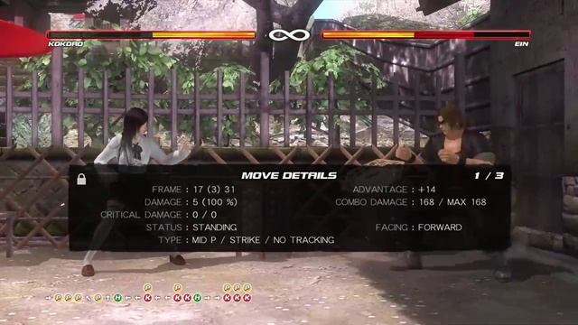DOA5U Kokoro Power Launcher Combo Video смотреть онлайн