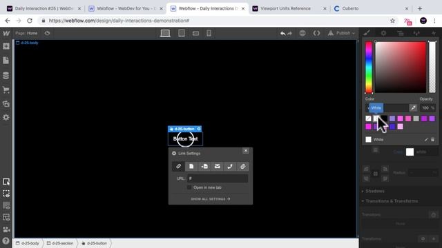 Daily Interaction #25 with Music | Cursor Follow on Mouse Move | WebDev For You | Made in Webflow смотреть онлайн