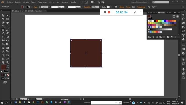 Visualizar código de color PANTONE Illustrator. смотреть онлайн