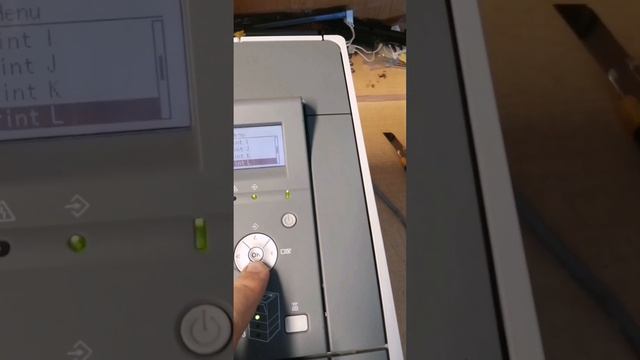 Canon lbp 6750 printer test Mode. # yazıcı test modu. смотреть онлайн