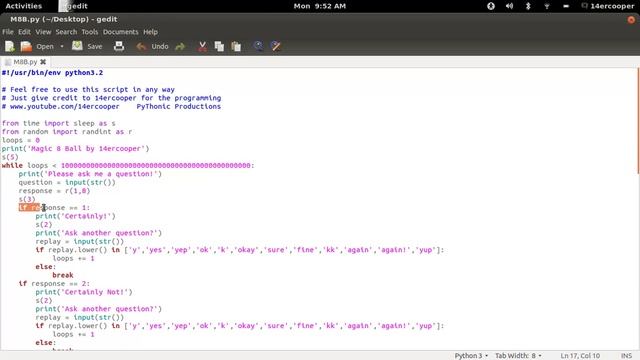 Magic 8 Ball Program Breakdown смотреть онлайн