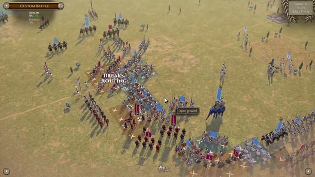 Field of Glory II Multiplayer #56: Romans vs Pyrrhic (Alt Gameplay Mod 1.3) смотреть онлайн