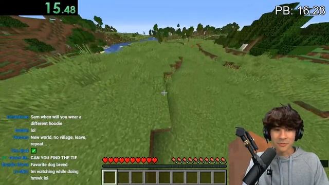 Minecraft 1.16 World Record Speedrun Attempts - SUB 15 PB смотреть онлайн