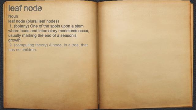 What does leaf node mean? смотреть онлайн