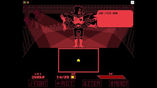Underfell Mettaton Fight Pacifist Route - "Underfell One Hell of a Show" смотреть онлайн