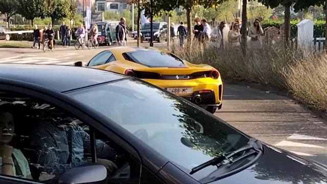 Knokke Ferrari 488 Pista Yellow смотреть онлайн