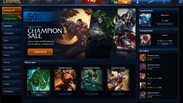 How to get all champs on League of legends working 25/4 2013 смотреть онлайн