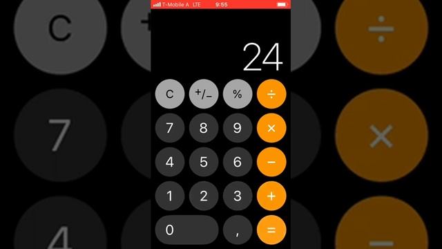 Баг с калькулятором на IOS 11.0.3