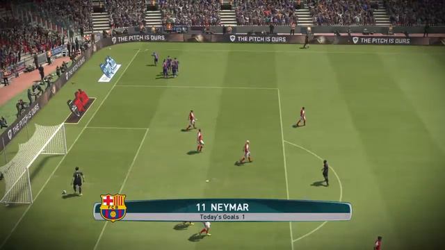 PES 2017 DEMO | NEYMAR SHIRTLESS CELEBRATION смотреть онлайн
