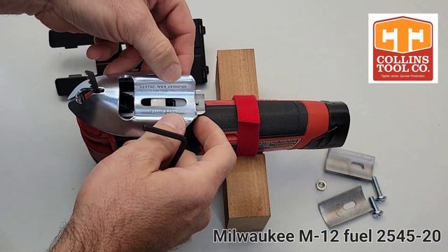 Mounting the Collins Coping Foot to the Milwaukee M-12 Fuel, model 2545-20. смотреть онлайн