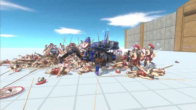 Human army vs war robot S.P.I.D.E.R animal revolt battle simulator смотреть онлайн