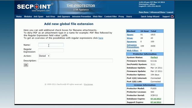 Protector UTM Anti Spam File Extensions смотреть онлайн