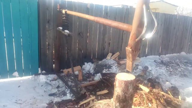 Ручной дровокол "Колян" из того что было. смотреть онлайн