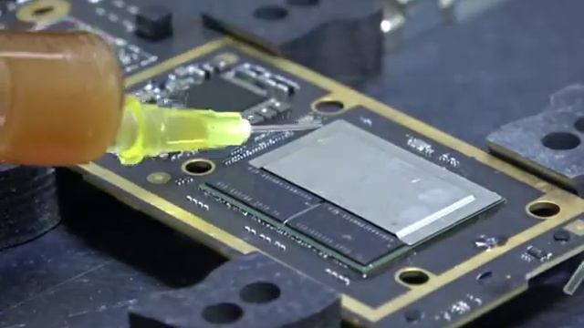 Hot air gun to remove CPU on Mi MacBook motherboard fixture platform holder DS-208 смотреть онлайн