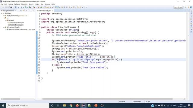 How To Write First Selenium Test Case for Firefox Browser | FirefoxDriver | Java | Eclipse смотреть онлайн