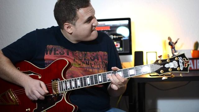 Some notes with my D'Angelico EX-DC Cherry смотреть онлайн